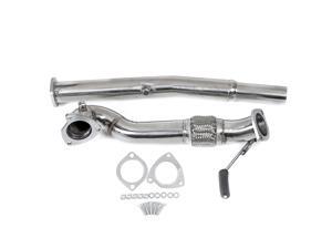 3 Stainless Steel Turbo Exhaust Pipe Downpipe For Audi TT 1.8T Quattro / S3 225" 3 Stainless Steel Turbo Exhaust Pipe Downpipe For Audi TT 1.8T Quattro / S3 225"