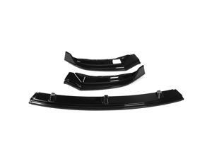 3Pcs Glossy Black Car Front Bumper Protector Lip Body Kit Spoiler For Tesla Model 3 2016-2019 3Pcs Glossy Black Car Front Bumper Protector Lip Body Kit Spoiler For Tesla Model 3 2016-2019