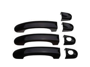 7pcs Set Gloss Black Door Handle Covers Handles For VW Transporter T5 T6 7pcs Set Gloss Black Door Handle Covers Handles For VW Transporter T5 T6