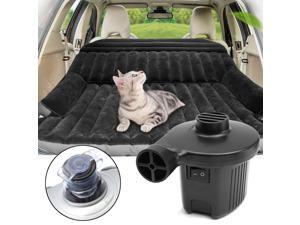 118cm130cmx45mm Black Flocked Car Inflatable Back Seat Cover Car Air Mattress Travel Folding Bed Air Bed For Camping 118cm130cmx45mm Black Flocked Car Inflatable Back Seat Cover Car Air Mattress Travel Folding Bed Air Bed For Camping