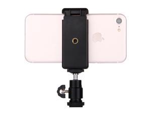 PULUZ PU214 Hot Shoe Tripod Head with Tripod Stand Clamp for iPhone Samsung Smartphones PULUZ PU214 Hot Shoe Tripod Head with Tripod Stand Clamp for iPhone Samsung Smartphones