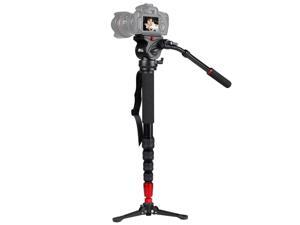 JIEYANG JY-0506 JY0506B Aluminum Monopod Tripod with Tripod Head 4KG Max Load 160cm JIEYANG JY-0506 JY0506B Aluminum Monopod Tripod with Tripod Head 4KG Max Load 160cm