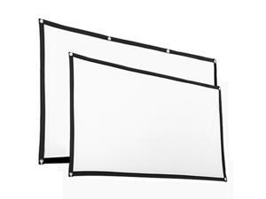 60/120 Inch Portable Foldable Projector Screen 16:9 HD Home Cinema Theater Outdoor 60/120 Inch Portable Foldable Projector Screen 16:9 HD Home Cinema Theater Outdoor