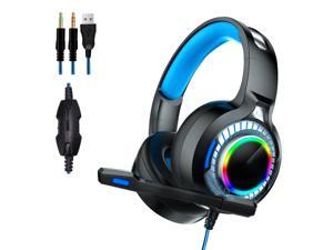 Gaming Headphone LED Light 7.1 USB Headset With Noise Isolation Mic for PS4 XBOX Laptop Gaming Headphone LED Light 7.1 USB Headset With Noise Isolation Mic for PS4 XBOX Laptop