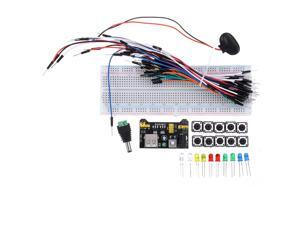 830 Point Solderless Breadboard 65pcs Jumper Cable MB-102 Power Supply Module Complete Kit 830 Point Solderless Breadboard 65pcs Jumper Cable MB-102 Power Supply Module Complete Kit