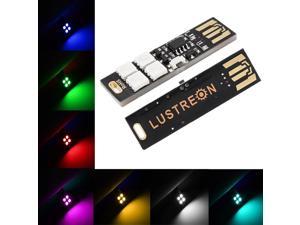 Details about   LUSTREON 1.5W SMD5050 Mini Button Switch Colorful USB LED Light for Mobile Power 