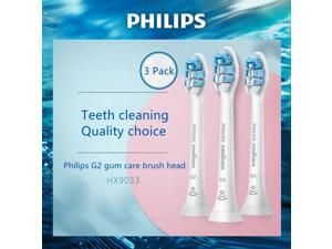 Philips Sonicare HX9033/65 G2 Set of 3 Brush Heads Sensitive Gums Best Gum Care G2 With BrushSync technology , White Philips Sonicare HX9033/65 G2 Set of 3 Brush Heads Sensitive Gums Best Gum Care G2 With BrushSync technology , White