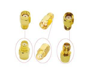 3 PCS SMA RP-SMA Antenna Connector Male Female RF Coaxial Adapter ALL in One Combo Whole Set DIY Accessories For RC Model Racing Drone FPV System 3 PCS SMA RP-SMA Antenna Connector Male Female RF Coaxial Adapter ALL in One Combo Whole Set DIY Accessories For RC Model Racing Drone FPV System