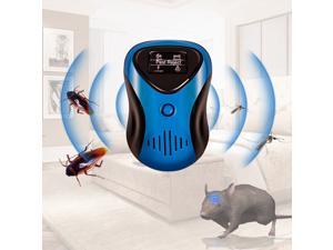 Ultrasonic 4 Modes Adjustable Electronic Mosquito Repellent Plug-in Indoor Pest Rats Mice Cockroaches Spider Pest Repeller-EU Plug