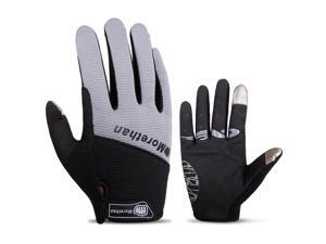 Touch Screen Full Finger Gloves Racing Motorcycle Cycling Bicycle BMX MTB Bike Riding L/Grey Touch Screen Full Finger Gloves Racing Motorcycle Cycling Bicycle BMX MTB Bike Riding L/Grey