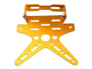 Motorcycle License Plate Holder Aluminum Alloy Mount Bracket Adjusted Number Plate Holder Gold Motorcycle License Plate Holder Aluminum Alloy Mount Bracket Adjusted Number Plate Holder Gold