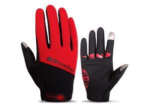 Touch Screen Full Finger Gloves Racing Motorcycle Cycling Bicycle BMX MTB Bike Riding red/ Red Touch Screen Full Finger Gloves Racing Motorcycle Cycling Bicycle BMX MTB Bike Riding red/ Red