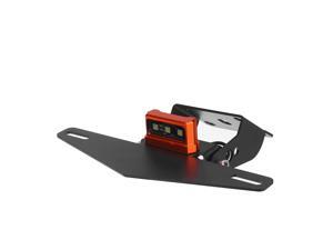 Motorcycle Rear License Plate Tail Frame Holder Bracket with LED Light for KTM DUKE 125 250 390 200 2013-2019 Grey Motorcycle Rear License Plate Tail Frame Holder Bracket with LED Light for KTM DUKE 125 250 390 200 2013-2019 Grey