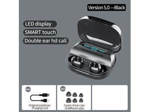 LED Smart Touch Display Calling HD Earphone Waterproof Bass Hi-Fi Earbuds Stereo Voice Assistant Bluetooth 5.0 In-ear Wireless Headset As a Mobile Phone,Black LED Smart Touch Display Calling HD Earphone Waterproof Bass Hi-Fi Earbuds Stereo Voice Assistant Bluetooth 5.0 In-ear Wireless Headset As a Mobile Phone,Black