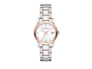 Burberry Silver Dial Two-tone Stainless Steel Ladies Watch BU9217 Burberry Silver Dial Two-tone Stainless Steel Ladies Watch BU9217