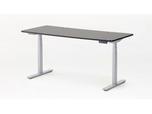 Autonomous Height Adjustable Standing Desk -  SmartDesk 2 Home Office Grey Frame Black Matte Top (XL)