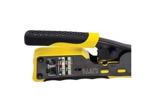 Pass-Thru Modular Wire Crimper, All-in-One Tool Cuts, Strips, Crimps, Fast and Reliable Klein Tools VDV226-110 Pass-Thru Modular Wire Crimper, All-in-One Tool Cuts, Strips, Crimps, Fast and Reliable Klein Tools VDV226-110