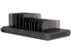 Alxum USB Charging Station, Fast 120W 10 Port Phone Docking Station Organizer with Smart IC, 2 Quick Charge 3.0 & Type C Desktop Charger Dock for Multi Devices, iPhone, Samsung Galaxy, XiaoMi, iPad Alxum USB Charging Station, Fast 120W 10 Port Phone Docking Station Organizer with Smart IC, 2 Quick Charge 3.0 & Type C Desktop Charger Dock for Multi Devices, iPhone, Samsung Galaxy, XiaoMi, iPad