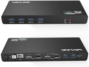 WAVLINK USB 3.0 Universal Laptop Docking Station,USB C to 5K/ Dual 4K @60Hz Video Outputs Dual Monitor for Windows,(2 HDMI & 2 DP, Gigabit Ethernet, 6 USB 3.0, ) DL6950-PD Function Not Supported WAVLINK USB 3.0 Universal Laptop Docking Station,USB C to 5K/ Dual 4K @60Hz Video Outputs Dual Monitor for Windows,(2 HDMI & 2 DP, Gigabit Ethernet, 6 USB 3.0, ) DL6950-PD Function Not Supported