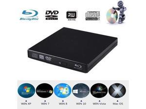 Xglysmyc USB2.0 External Blu Ray CD DVD Drive Burner,Slim Portable CD DVD RW BD-ROM Player Writer for Laptop Desktop Notebook Support Mac OS Windows XP/7/8/10 (Black) Xglysmyc USB2.0 External Blu Ray CD DVD Drive Burner,Slim Portable CD DVD RW BD-ROM Player Writer for Laptop Desktop Notebook Support Mac OS Windows XP/7/8/10 (Black)