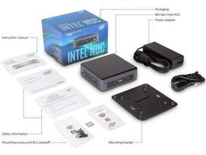 Intel NUC NUC8i5BEK Mini PC/HTPC, Intel Quad-Core i5-8259U Upto 3.8GHz, 8GB DDR4, 128GB m.2 SSD, WiFi, Bluetooth, Thunderbolt 3, 4k Support, Dual Monitor Capable, Windows 10 Pro (8GB Ram + 128GB SSD) Intel NUC NUC8i5BEK Mini PC/HTPC, Intel Quad-Core i5-8259U Upto 3.8GHz, 8GB DDR4, 128GB m.2 SSD, WiFi, Bluetooth, Thunderbolt 3, 4k Support, Dual Monitor Capable, Windows 10 Pro (8GB Ram + 128GB SSD)