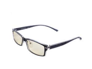 CORN Optiks YJ-2 Full Rim Advanced Video Gaming Eyewear Glasses with Headset Compatibility and Amber Lens Tint, Flexible Beta Memory Polymer (Grey) CORN Optiks YJ-2 Full Rim Advanced Video Gaming Eyewear Glasses with Headset Compatibility and Amber Lens Tint, Flexible Beta Memory Polymer (Grey)