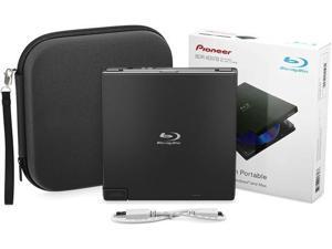 Pioneer BDR-XD07B Portable Burner & DVD Player - 6X Slim External BDXL, BD, DVD & CD Drive for Windows & Mac w/ 3.0 USB - CD Player -Write & Read on Laptop or Desktop w/Carry Case (Black) Pioneer BDR-XD07B Portable Burner & DVD Player - 6X Slim External BDXL, BD, DVD & CD Drive for Windows & Mac w/ 3.0 USB - CD Player -Write & Read on Laptop or Desktop w/Carry Case (Black)