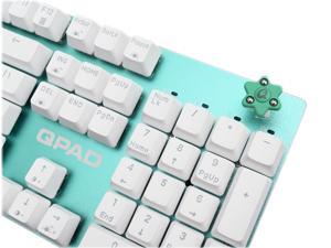QPAD KC-60RD-GR waterproof mechanical gaming keyboard, Cherry MX Red switches, Green color, build-in sound card support 1x3.5mm input earphone/headset QPAD KC-60RD-GR waterproof mechanical gaming keyboard, Cherry MX Red switches, Green color, build-in sound card support 1x3.5mm input earphone/headset