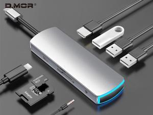 USB C Hub, USB Type C Hub, Up to 100W PD charging 8 in 1 USB C to HDMI Adapter with Ethernet,Type C Charging Port,SD TF Card Reader,3 USB Ports Adapter Compatible for MacBook and Other USB C Laptops J USB C Hub, USB Type C Hub, Up to 100W PD charging 8 in 1 USB C to HDMI Adapter with Ethernet,Type C Charging Port,SD TF Card Reader,3 USB Ports Adapter Compatible for MacBook and Other USB C Laptops J