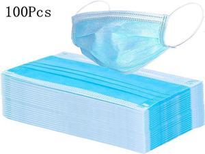 100Pcs 3-Ply Disposable Elastic Earloop Soft Breathable Face Mouth Masks Personal Protection Care 100Pcs 3-Ply Disposable Elastic Earloop Soft Breathable Face Mouth Masks Personal Protection Care