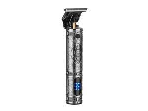 Professional Hair Clippers Trimmer Lcd Rechargeable Engraving Reasoning Hair Device Metal Body Oil Head Engraving Cordless Barber Professional Hair Clippers Trimmer Lcd Rechargeable Engraving Reasoning Hair Device Metal Body Oil Head Engraving Cordless Barber