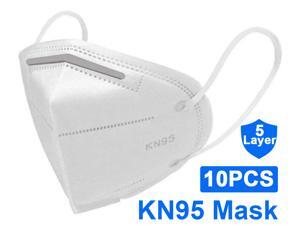 KN95 Mask, 5-layer Disposable Face Mask Anti Covid-19 Virus, Oral And Nasal Hygiene, Breathable, Dustproof, Nonwoven Fabrics, Work Masks (10 pcs) KN95 Mask, 5-layer Disposable Face Mask Anti Covid-19 Virus, Oral And Nasal Hygiene, Breathable, Dustproof, Nonwoven Fabrics, Work Masks (10 pcs)