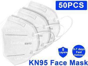 50PCS KN95 Face Mask, 5 layer Anti Pollution Earloop Face Masks for Personal Protective Respirator Reusable, Work Mask 50PCS KN95 Face Mask, 5 layer Anti Pollution Earloop Face Masks for Personal Protective Respirator Reusable, Work Mask