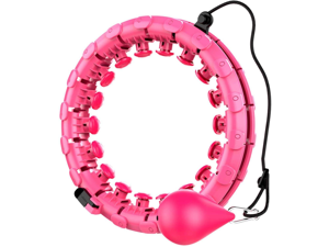 TIK Tok Weighted Hoola Hoop for Adults and Kids Exercising, 2 in 1 Abdomen Fitness Weight Loss Massage Non-Fall Hoola Hoops, 24 Detachable Knots Adjustable Weight Auto-Spinning Ball TIK Tok Weighted Hoola Hoop for Adults and Kids Exercising, 2 in 1 Abdomen Fitness Weight Loss Massage Non-Fall Hoola Hoops, 24 Detachable Knots Adjustable Weight Auto-Spinning Ball