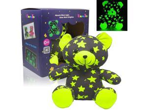 UnyeeToy Star Bear Glow-in-The-Dark Luminous Stuffed Animal Toy Gift - Batteries Not Required, Sister UnyeeToy Star Bear Glow-in-The-Dark Luminous Stuffed Animal Toy Gift - Batteries Not Required, Sister