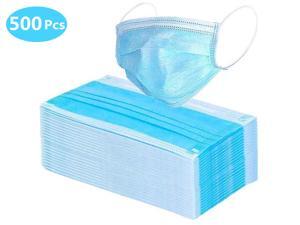 500Pcs Elastic 3-Ply Earloop Breathable Protective Mouth Nose Disposable Mask Personal Protection Care 500Pcs Elastic 3-Ply Earloop Breathable Protective Mouth Nose Disposable Mask Personal Protection Care