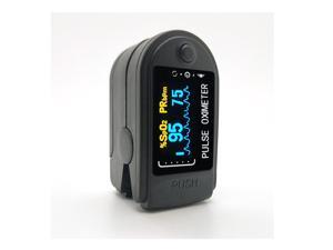 Black Finger Clip Pulse Oximeter LED Household Digital Blood Oximeter Glucose Meter for Check Pulse, Oxygen Saturation Concentration, Blood Circulation Black Finger Clip Pulse Oximeter LED Household Digital Blood Oximeter Glucose Meter for Check Pulse, Oxygen Saturation Concentration, Blood Circulation