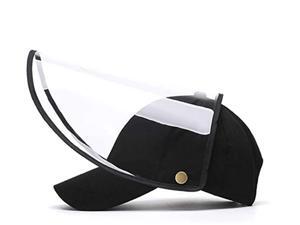 Safety Full Face Shield Hat Detachable Baseball Cap Eye Protective Adjustable Hat Anti-Saliva Anti-Spitting Outdoor Sun for Men and Women Black Safety Full Face Shield Hat Detachable Baseball Cap Eye Protective Adjustable Hat Anti-Saliva Anti-Spitting Outdoor Sun for Men and Women Black