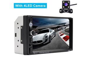 7" Double Din Bluetooth Car Radio HD Touch Screen Car MP5 Player with 4Led Camera Support Android/ Iphone Mirror Link 7" Double Din Bluetooth Car Radio HD Touch Screen Car MP5 Player with 4Led Camera Support Android/ Iphone Mirror Link