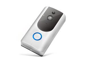 Smart Home Video Doorbell Wireless Remote Home Monitoring Video Voice Intercom Wifi Doorbell Remote Monitoring Doorbell,Silver Smart Home Video Doorbell Wireless Remote Home Monitoring Video Voice Intercom Wifi Doorbell Remote Monitoring Doorbell,Silver