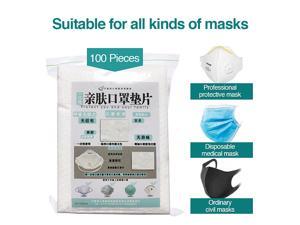 100pcs disposable face masks replacement filter pad breathable face mask gasket 100pcs disposable face masks replacement filter pad breathable face mask gasket