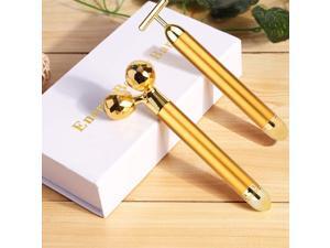 Pretty-girl Face Massager Roller, Beauty Bar Golden, 3D Roller Electric Sonic Energy Beauty Bar and “T” Shape Face Massager Kit. Anti-Aging/Wrinkles, Instant Face Lift, Skin Tightening (3D Roller) Pretty-girl Face Massager Roller, Beauty Bar Golden, 3D Roller Electric Sonic Energy Beauty Bar and “T” Shape Face Massager Kit. Anti-Aging/Wrinkles, Instant Face Lift, Skin Tightening (3D Roller)