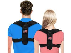 Posture Corrector & Back Support Brace for Women and Men by BRANFIT, Figure 8 Clavicle Support Brace is Ideal for Shoulder Support, Upper Back & Neck Pain Relief Posture Corrector & Back Support Brace for Women and Men by BRANFIT, Figure 8 Clavicle Support Brace is Ideal for Shoulder Support, Upper Back & Neck Pain Relief