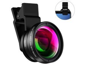 Pro Lens Kit for iPhone, Samsung, Pixel, Macro and Wide Angle Lens with LED Light and Travel Case Pro Lens Kit for iPhone, Samsung, Pixel, Macro and Wide Angle Lens with LED Light and Travel Case