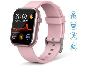 [New] Colorful Smart Watch, Fitness Tracker with Heart Rate Monitor, IP67 Waterproof Fitness Watch with Pedometer, Smartwatch Compatible with iOS, Android for Men, Women