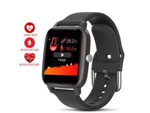Smart Watch 1.4 Color Screen Temperature Measurement Heart Rate monitor Blood Pressure Fitness Tracker Sport smartwatch for Men Women Activity Tracker Smart Wristband for IOS Android Smart Watch 1.4 Color Screen Temperature Measurement Heart Rate monitor Blood Pressure Fitness Tracker Sport smartwatch for Men Women Activity Tracker Smart Wristband for IOS Android