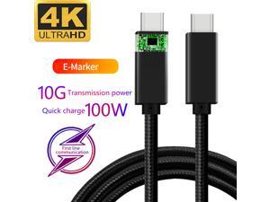 5A 100W Type-C Cable, 6.6ft USB Power Delivery (PD) Fast Charge USB C 3.1 Gen2, 10Gbps Data — Compatible with PD Docking Stations, Hard Drives, MacBook Pro, Air, iPad Pro, PixelBook, 4K/5K Displays 5A 100W Type-C Cable, 6.6ft USB Power Delivery (PD) Fast Charge USB C 3.1 Gen2, 10Gbps Data — Compatible with PD Docking Stations, Hard Drives, MacBook Pro, Air, iPad Pro, PixelBook, 4K/5K Displays