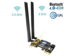AR5B22 2.4G/5G Dual Band PCIE Wireless Adapter AC300Mbps Wi-Fi Network Card Bluetooth 4.0 for Desktop PC Wireless wifi Adapter