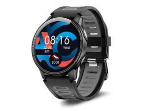 Sports Smart Watch 13 Inch Full Touch Screen Watch IP68 Waterproof Men Women Fitness Tracker 360mAh Big Battery 60 days Long Standby Bluetooth Watch Silicone Strap SmartWatch for Android IOS