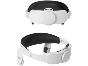 Head Strap for Oculus Quest 2 VR Headband Reduce Pressure Adjustable Halo Strap for Oculus Quest 2 Ergonomic and Practical White